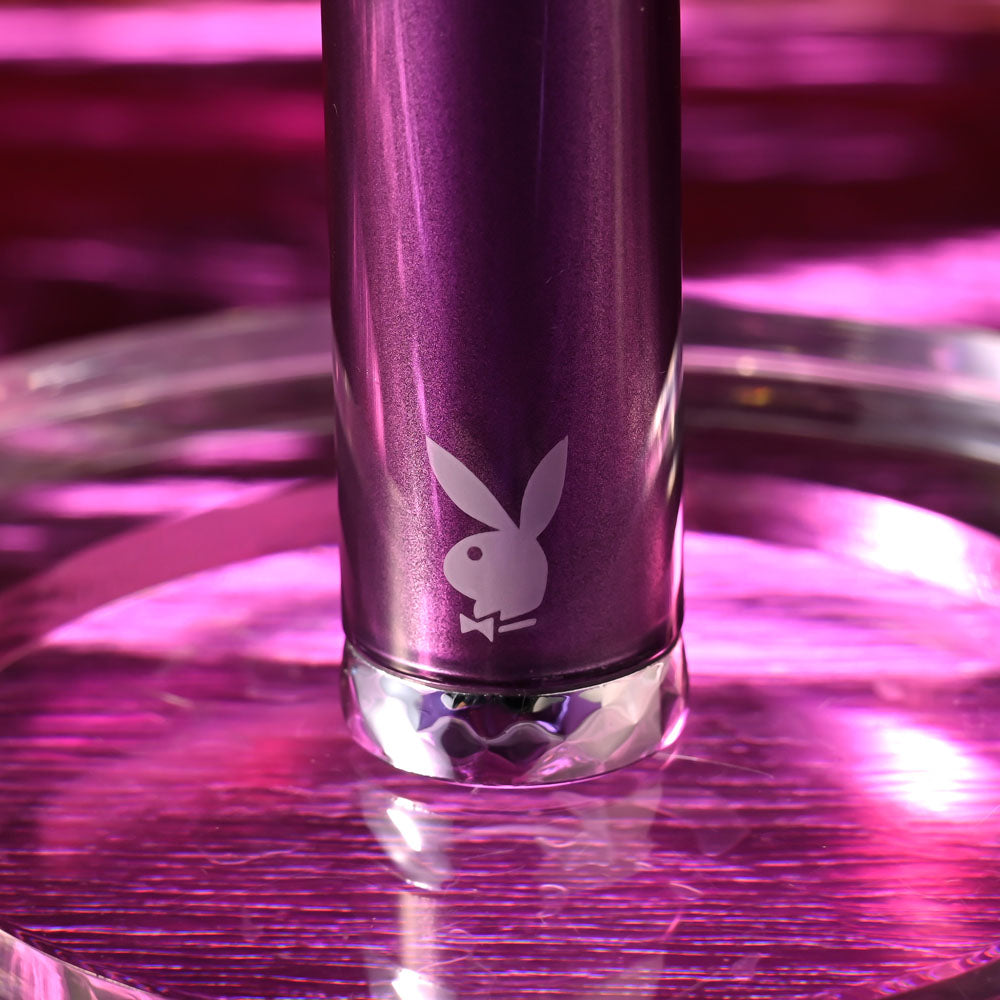 Playboy Pleasure Amethyst Purple 12.4 Cm Usb Rechargeable Glass Tipped Mini Vibrator
