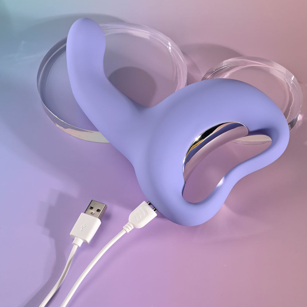 Playboy Pleasure Nice To Meet You Purple 19.5 Cm Usb Rechargeable Vibrator