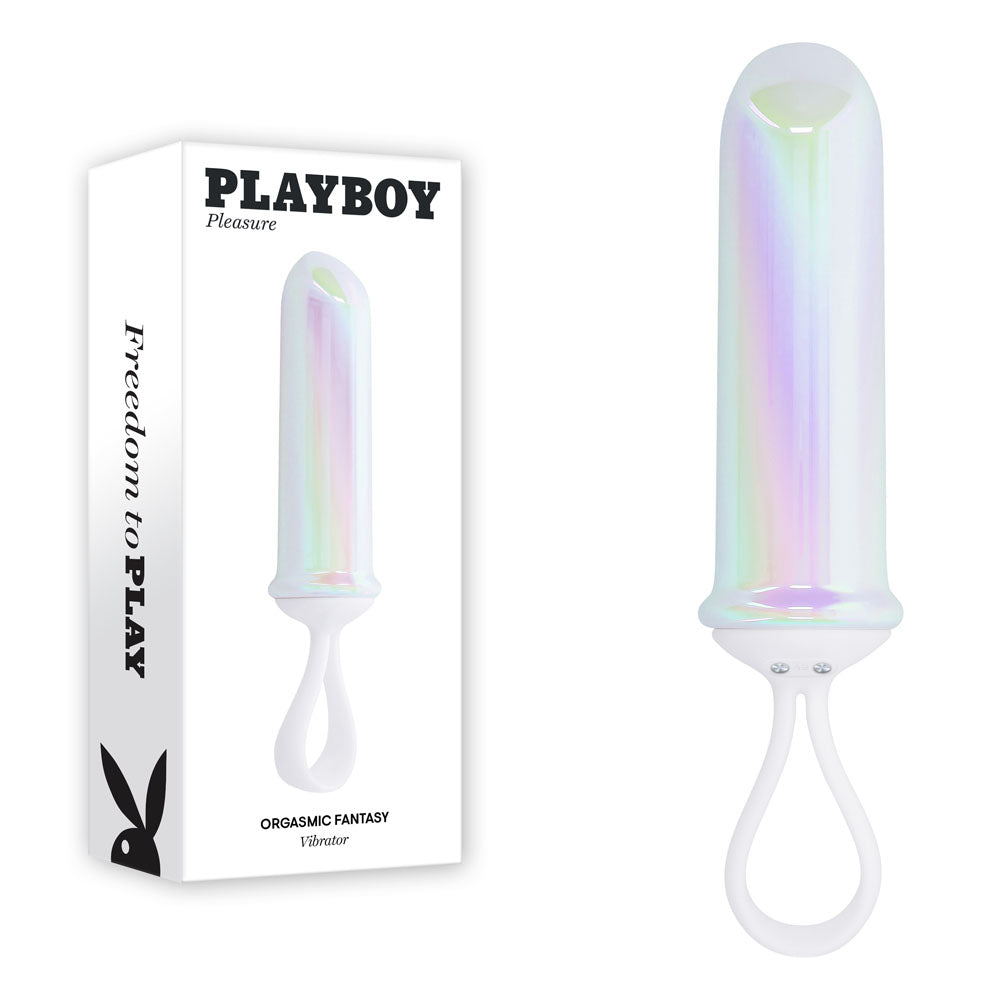 Playboy Pleasure Orgasmic Fantasy Usb Rechargeable 13.5 Cm Bullet