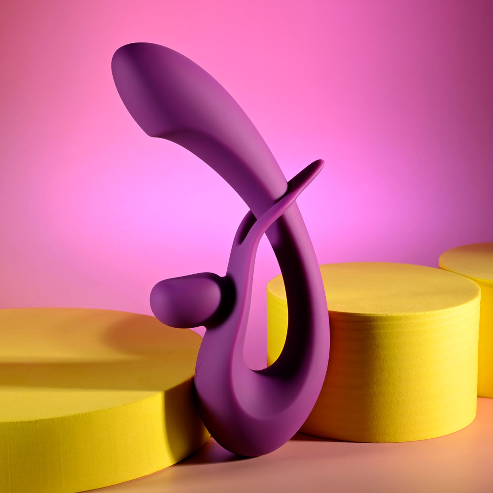 Playboy Pleasure Cha Cha Slide Purple 20 Cm Usb Rechargeable Rabbit Vibrator