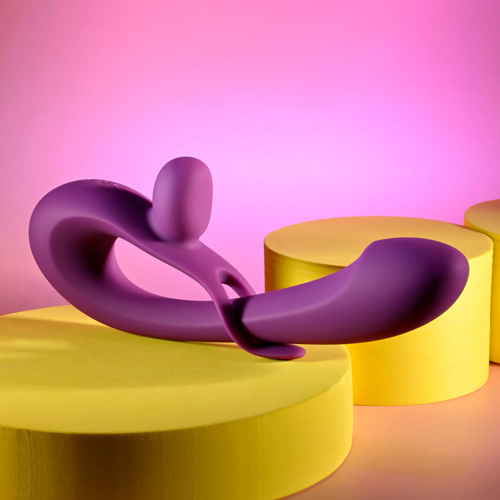 Playboy Pleasure Cha Cha Slide Purple 20 Cm Usb Rechargeable Rabbit Vibrator