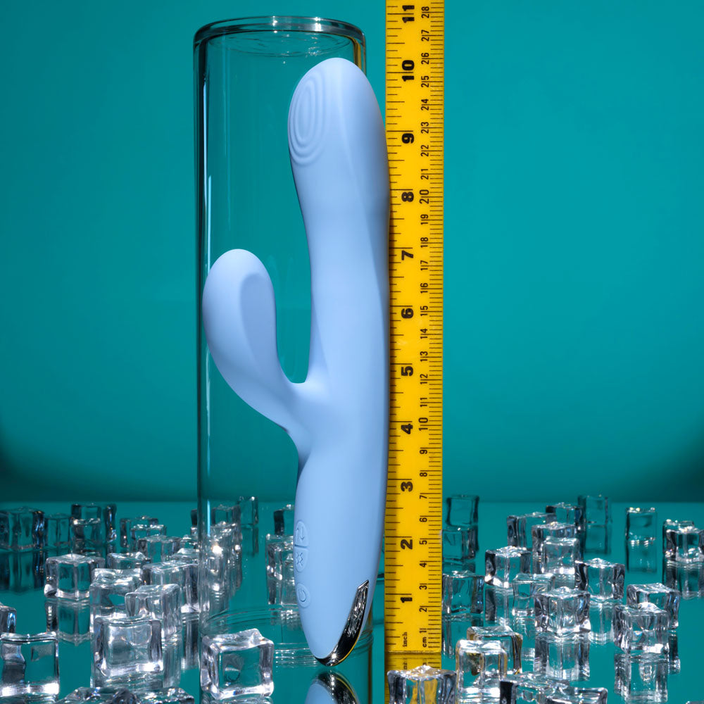 Playboy Pleasure Up And Away Blue 26.7 Cm Usb Rechargeable Rabbit Vibrator