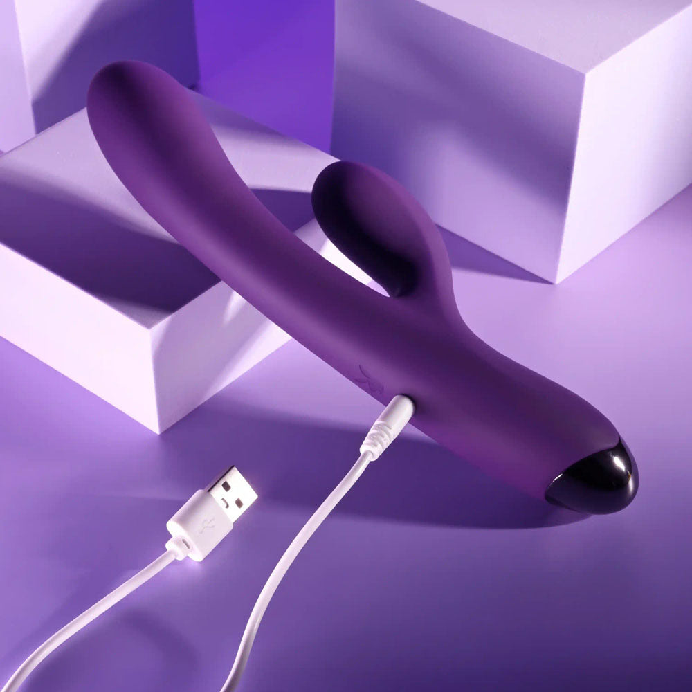 Playboy Pleasure New Crush Purple 20.6 Cm Usb Rechargeable Rabbit Vibrator