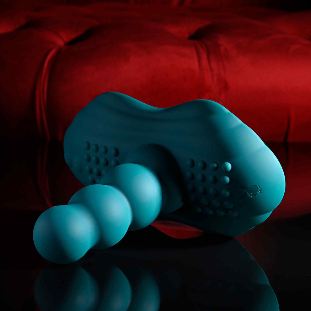 Playboy Pleasure Have A Seat Green Usb Rechargeable Rideable Vibrator And Grinder Pad With Remote