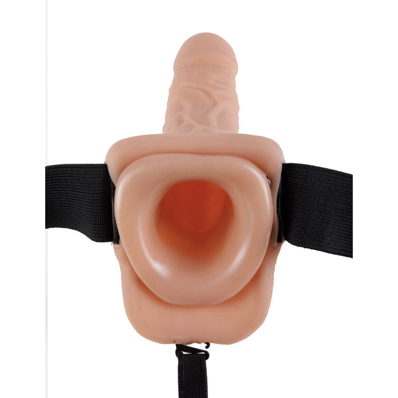 Fetish Fantasy Series 7'' Hollow Strap On With Balls Flesh 17.8 Cm (7'') Hollow Strap On