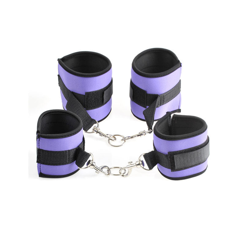 Fetish Fantasy Series Purple Pleasure Bondage Set 8 Piece Set