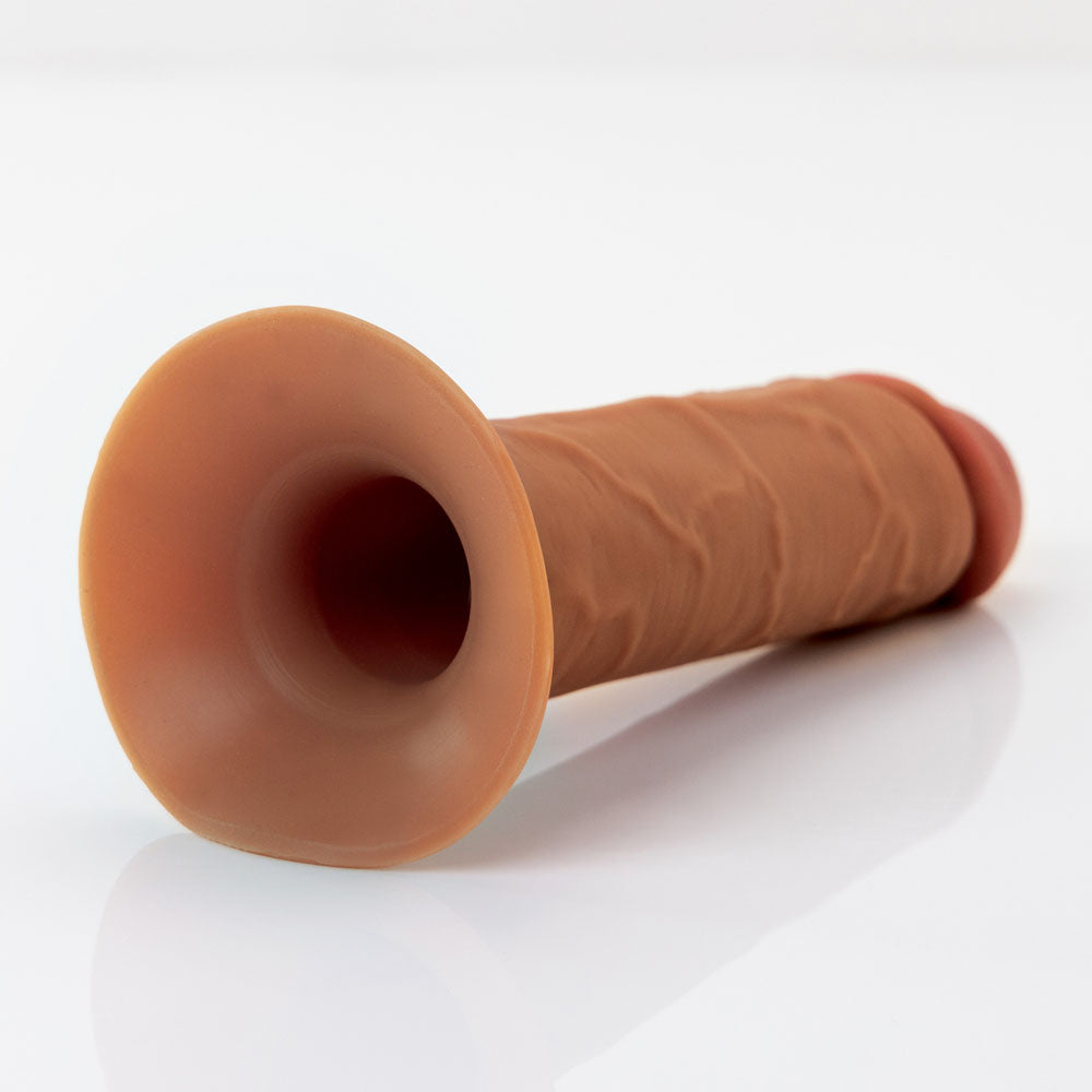 Fx Elite 6'' Silicone Hollow Strap On Tan Tan 15.2 Cm Hollow Strap On