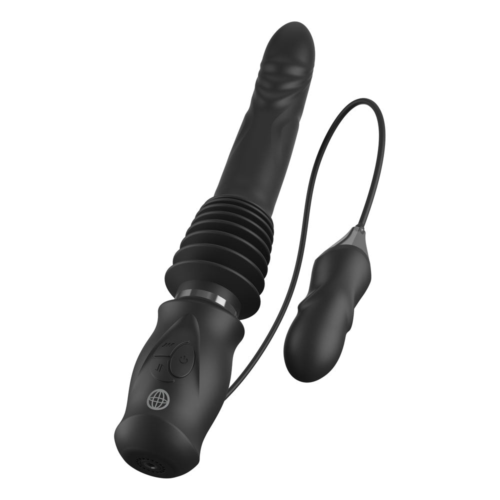 Ffs Ultimate Silicone Thruster Black Black Usb Rechargeable Thrusting Vibrator