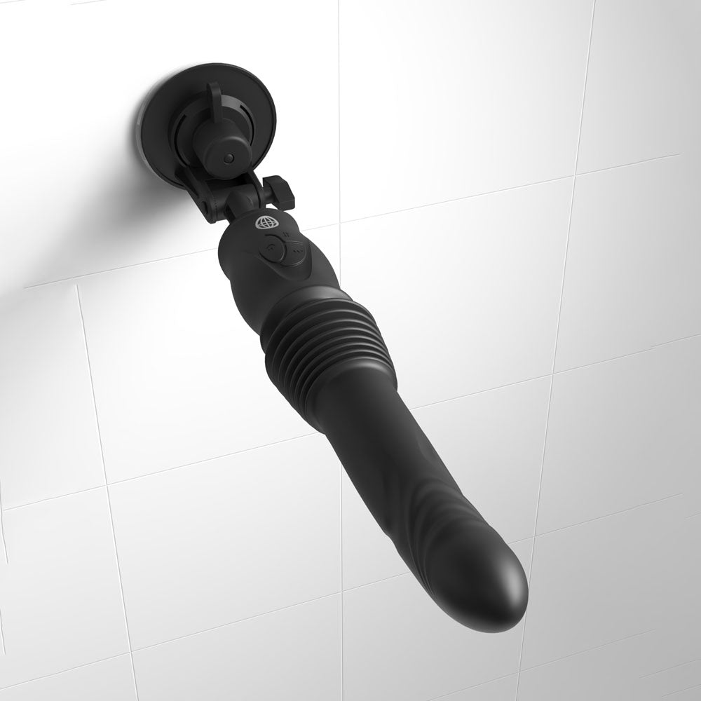 Ffs Ultimate Silicone Thruster Black Black Usb Rechargeable Thrusting Vibrator