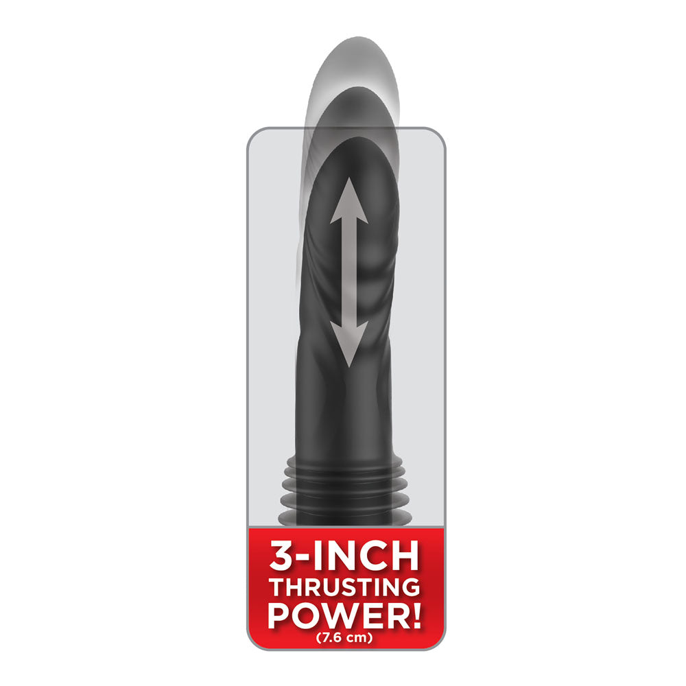 Ffs Ultimate Silicone Thruster Black Black Usb Rechargeable Thrusting Vibrator