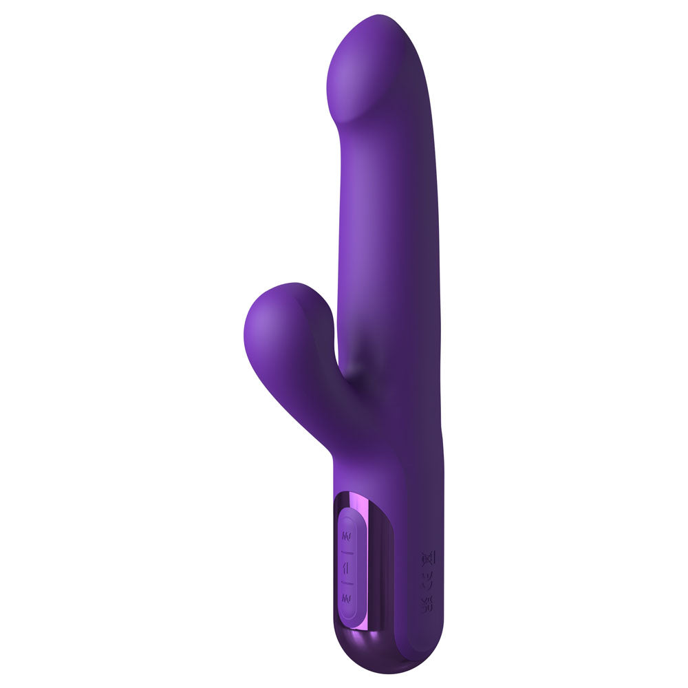 Fantasy For Her Super Soni X Thruster Purple Usb Rechargeable Thrusting Rabbit Vibrator