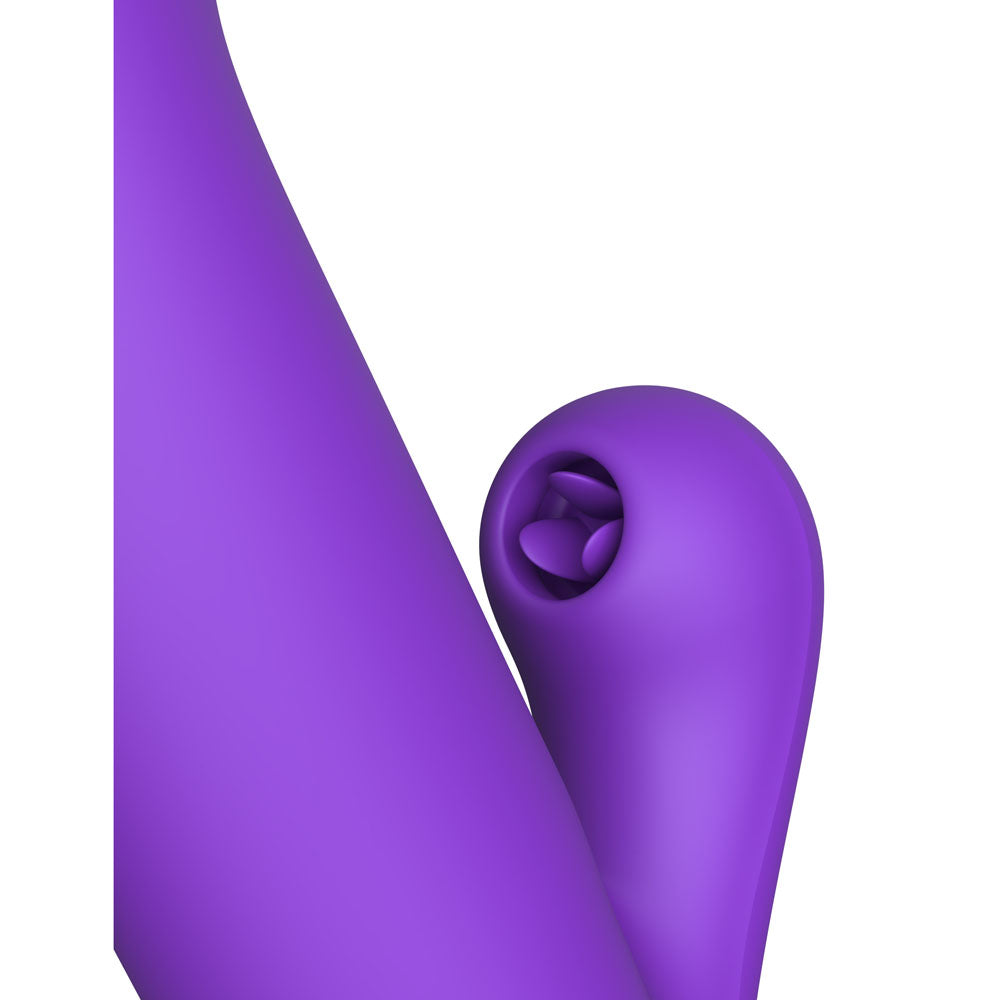 Fantasy For Her Super Soni X Thruster Purple Usb Rechargeable Thrusting Rabbit Vibrator