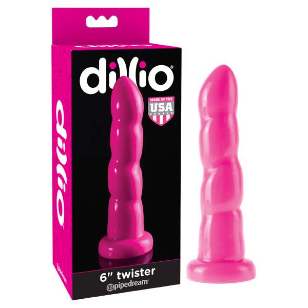 Dillio 6'' Twister Pink 15.2 Cm Dong
