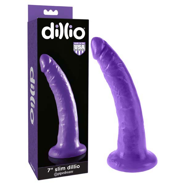 Dillio 7'' Slim Purple 17.8 Cm Dong