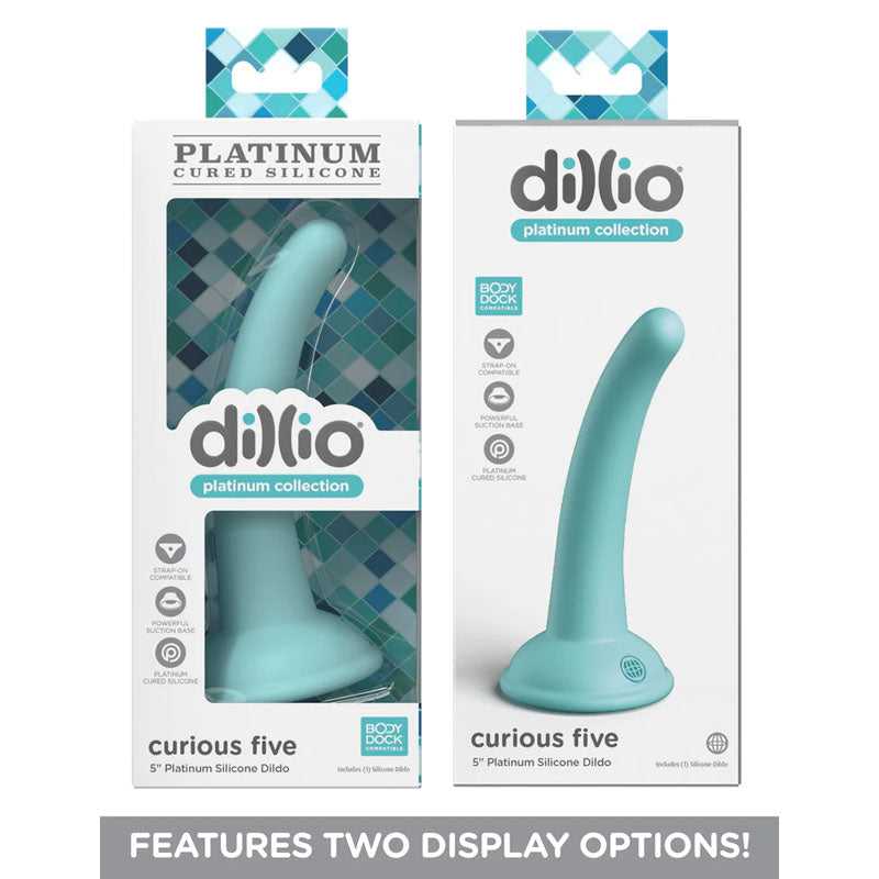 Dillio Platinum Curious Five Teal Teal 12.7 Cm (5'') Dong