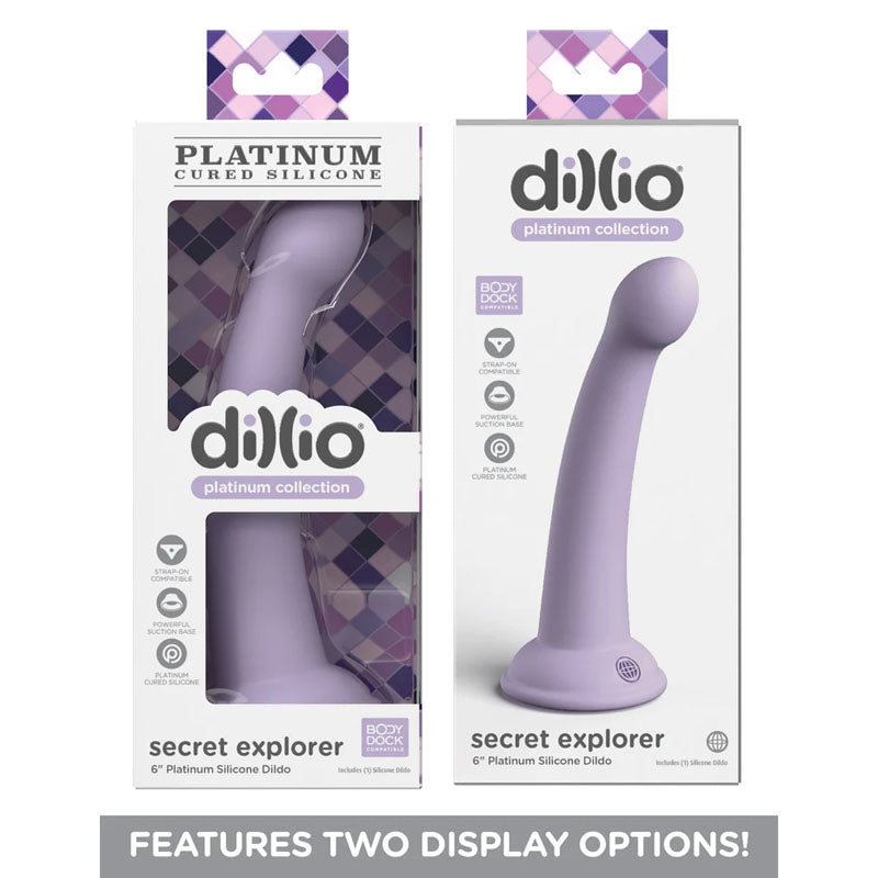 Dillio Platinum Secret Explorer Purple Purple 15.2 Cm (6'') Dong