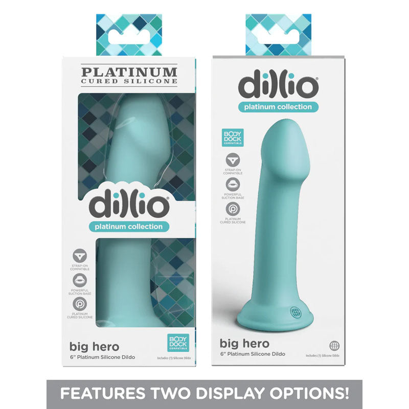 Dillio Platinum Big Hero Teal Teal 15.2 Cm (6'') Dong