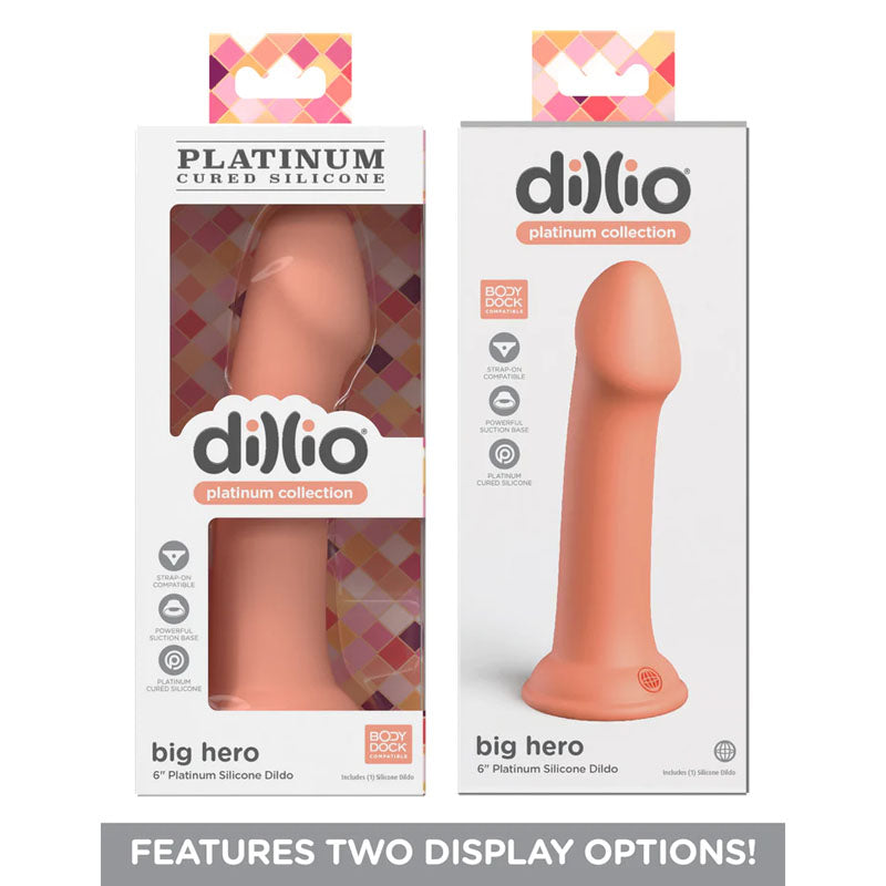Dillio Platinum Big Hero Peach Peach 15.2 Cm (6'') Dong