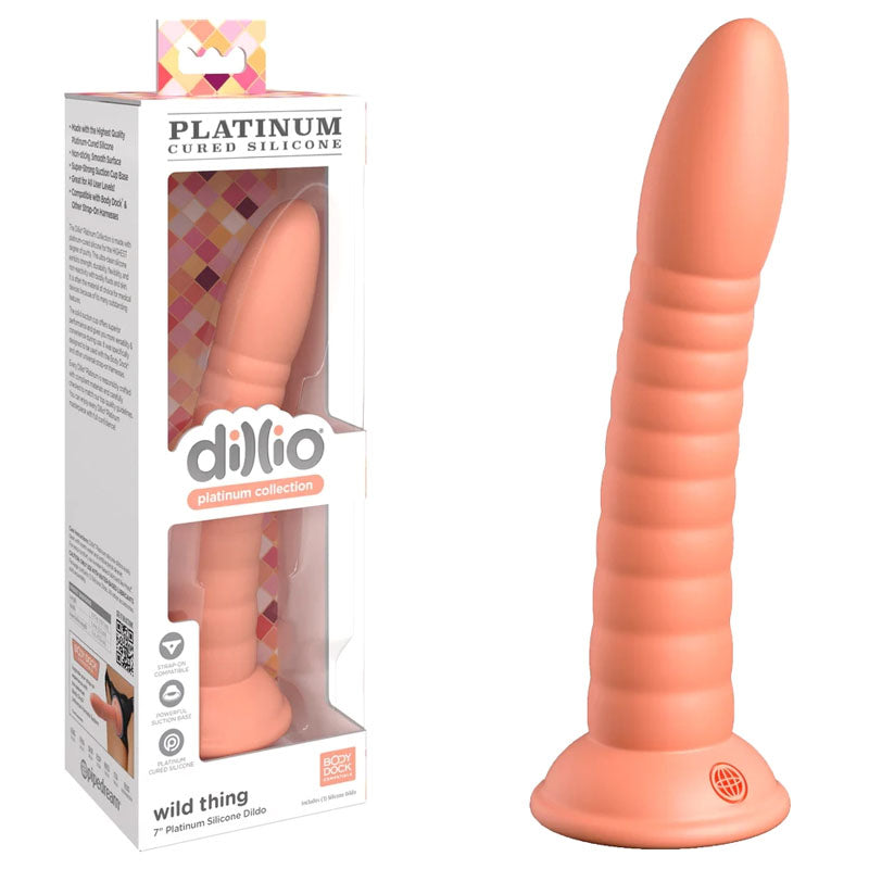 Dillio Platinum Wild Thing Peach Peach 17.8 Cm (7'') Dong