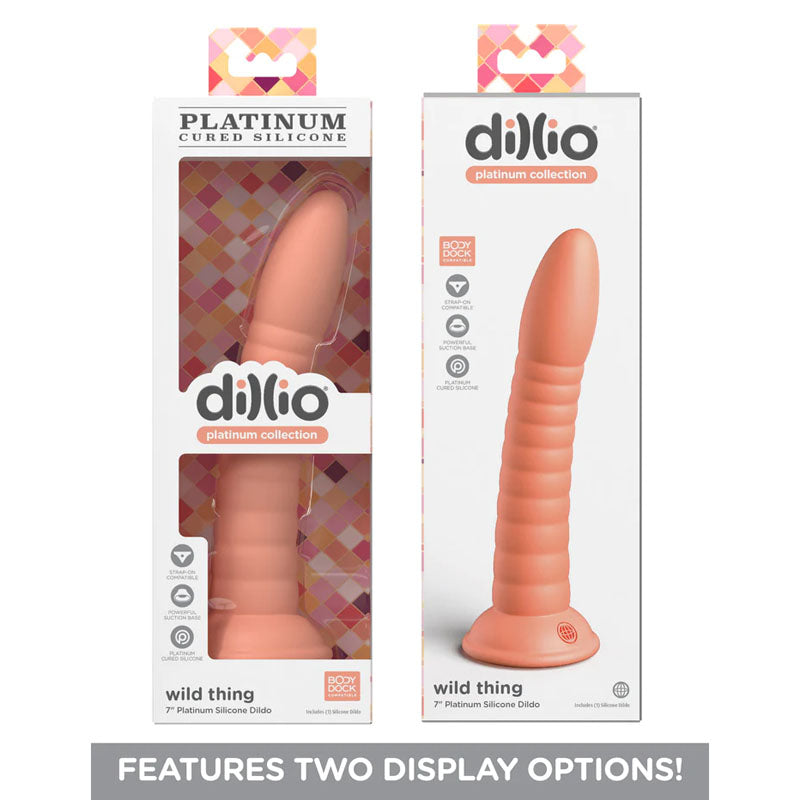 Dillio Platinum Wild Thing Peach Peach 17.8 Cm (7'') Dong