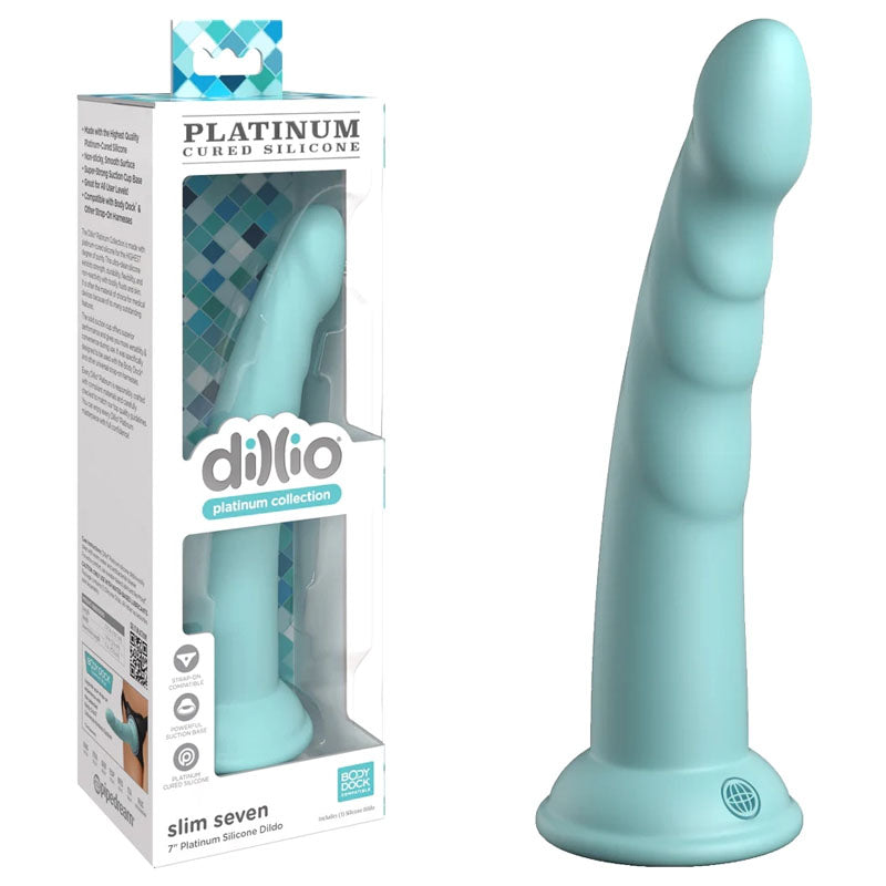 Dillio Platinum Slim Seven Teal Teal 17.8 Cm (7'') Dong