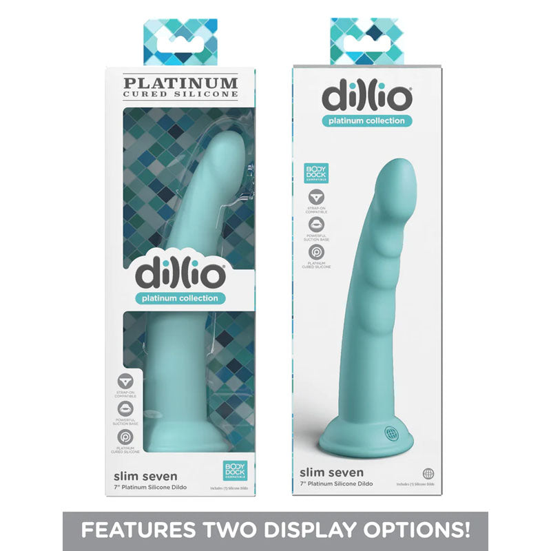 Dillio Platinum Slim Seven Teal Teal 17.8 Cm (7'') Dong