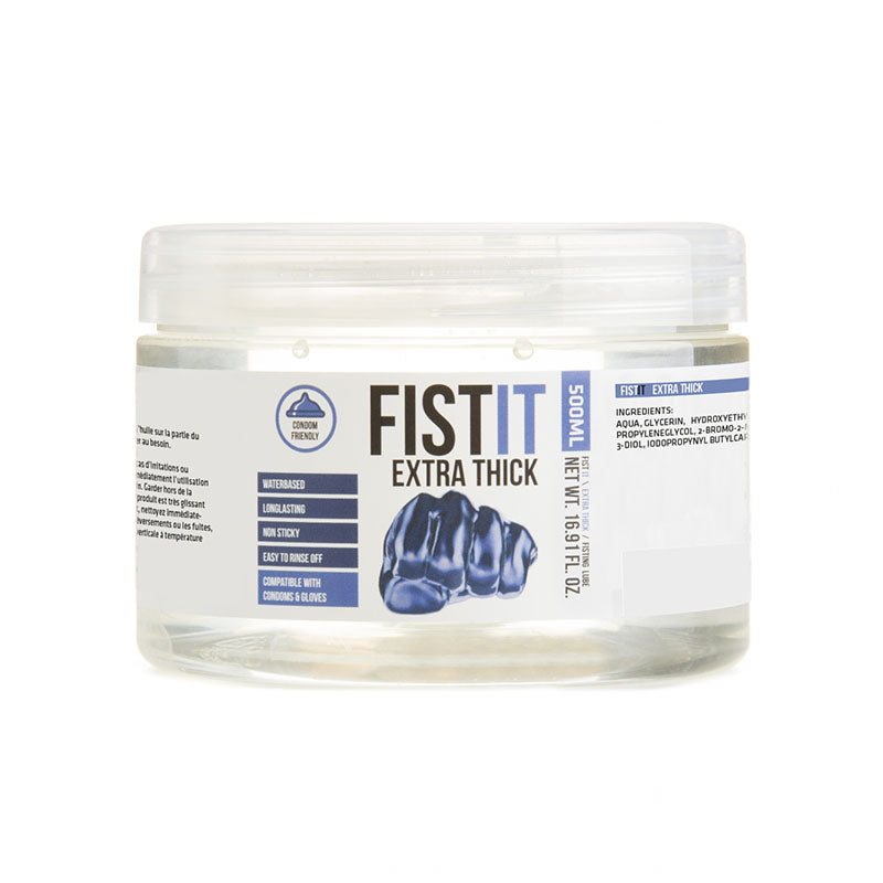Pharmquests Fist It Extra Thick Thick Water Based Lubricant 500 Ml Tub