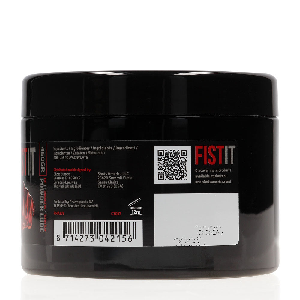 Pharmquests Fist It Powder Lube 460 Gram Powdered Lubricant 460 Gram Tub