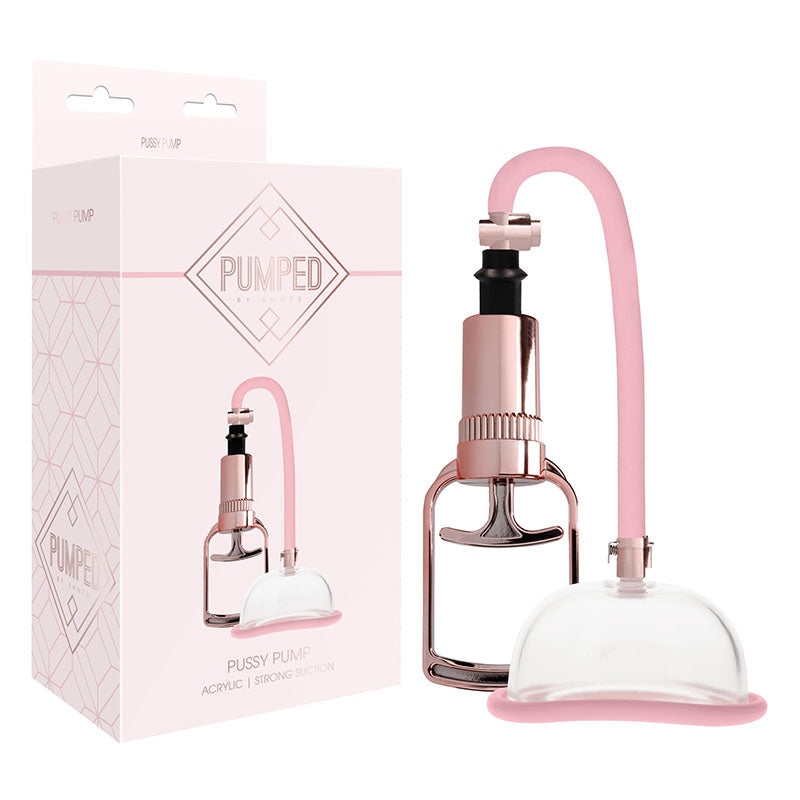Pumped Pussy Pump Rose Pink Vagina Pump