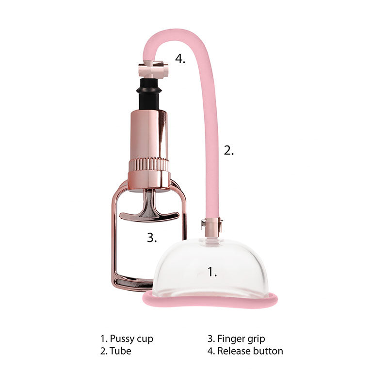 Pumped Pussy Pump Rose Pink Vagina Pump