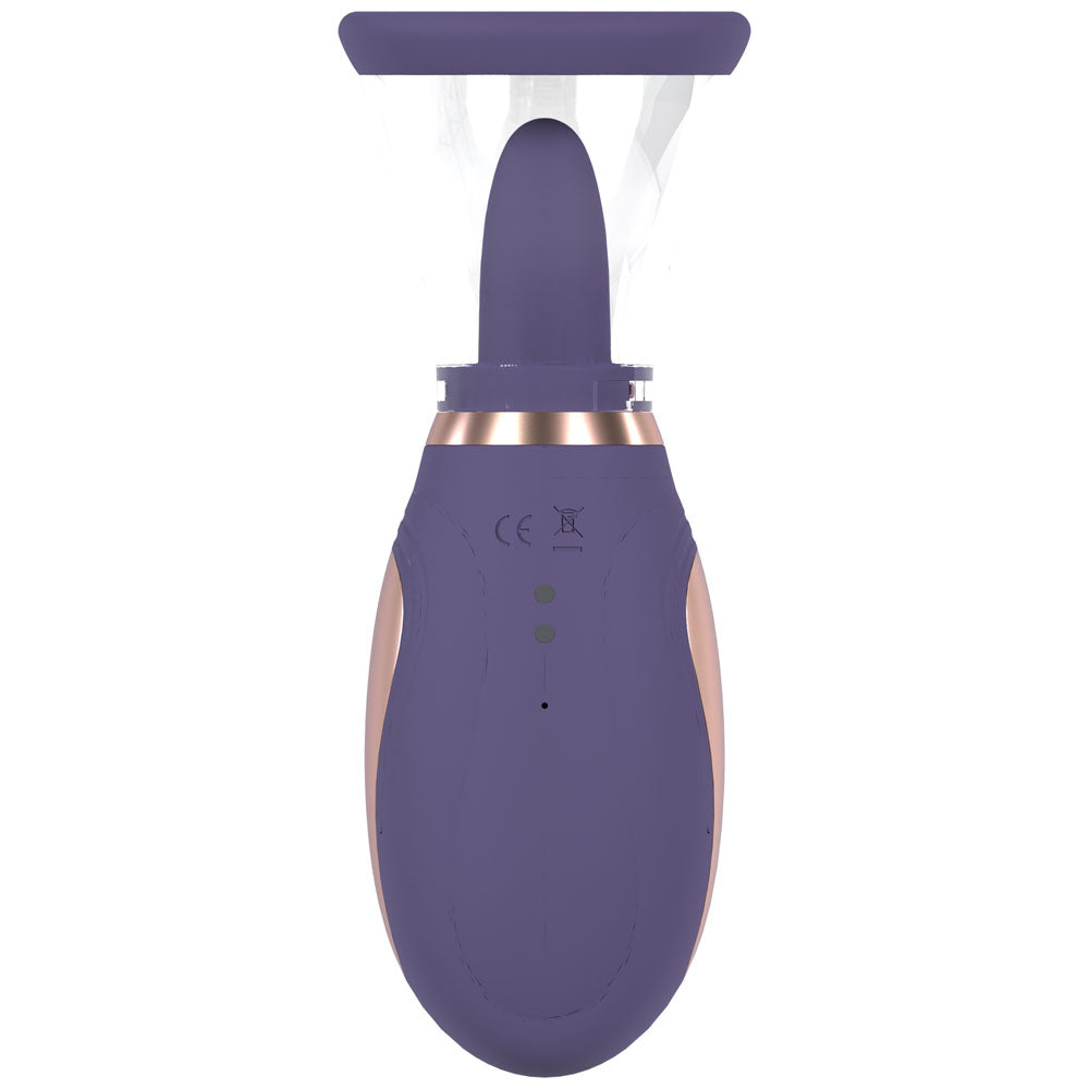 Pumped Enhance Auto Vulva & Brest Pump Purple Purple Usb Rechargeable Ladies Pump