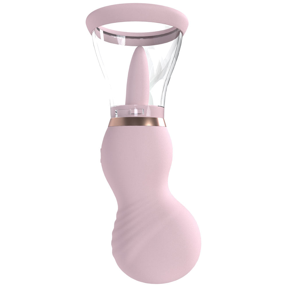 Pumped Sensual Auto Vulva & Brest Pump Pink Pink Usb Rechargeable Ladies Pump