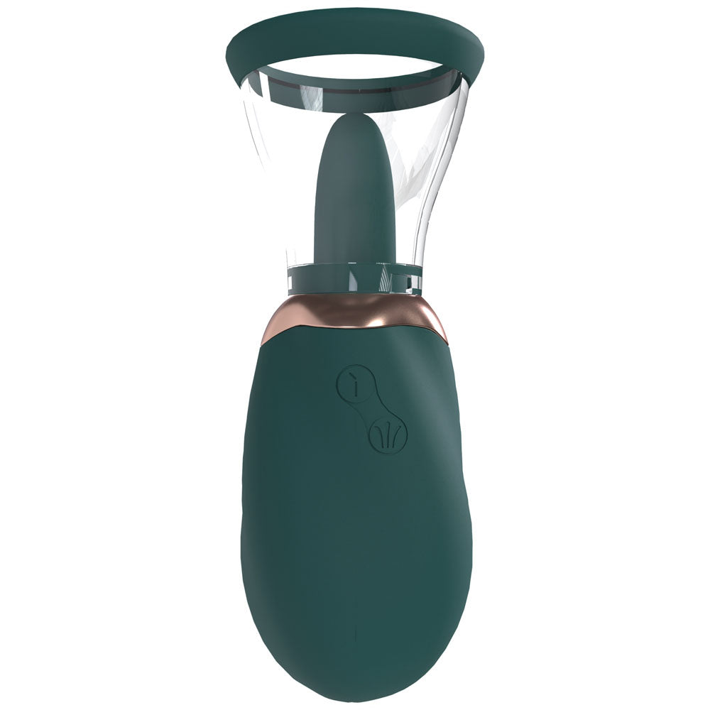 Pumped Boost Auto Vulva & Brest Pump Green Green Usb Rechargeable Ladies Pump