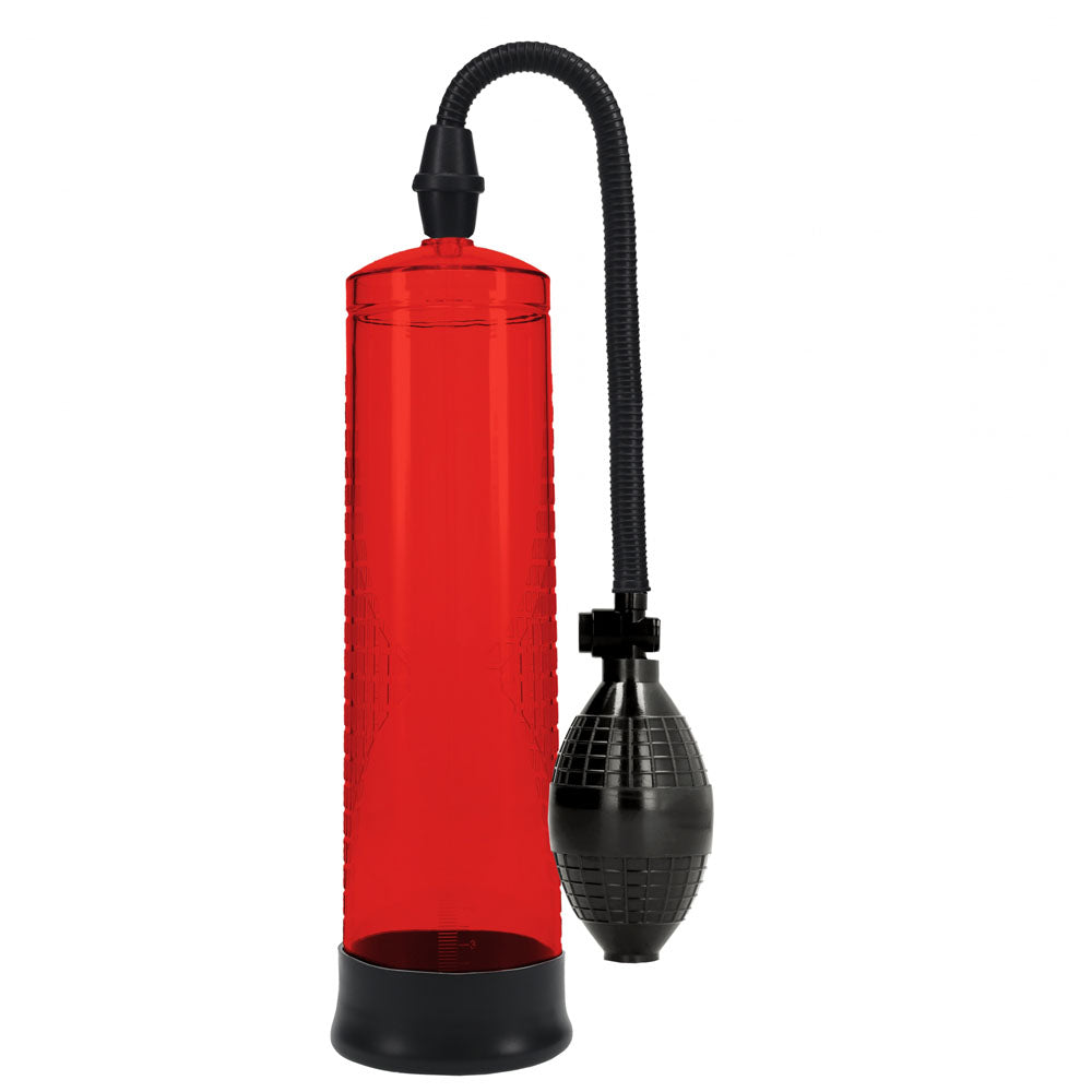 Pumped Basic Pump 1 Red Red Penis Pump