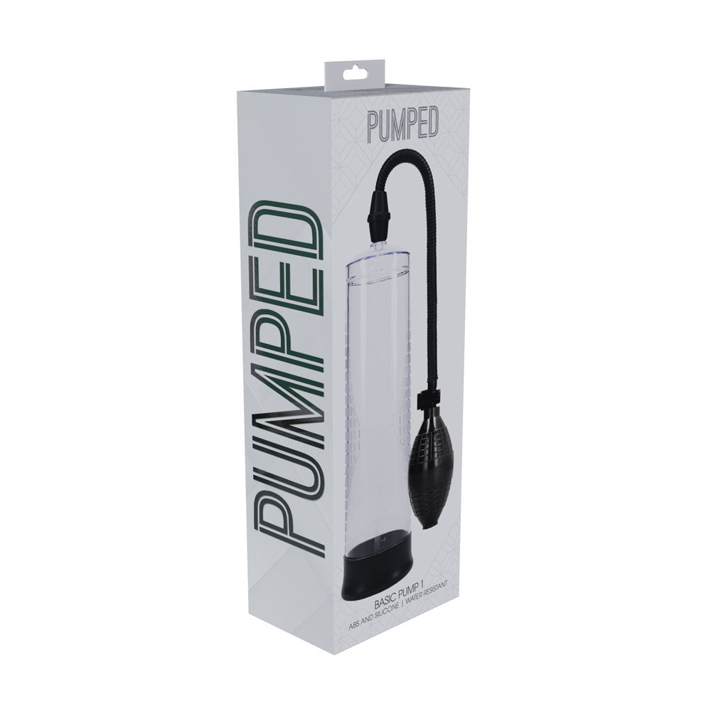 Pumped Basic Pump 1 Transparent Clear Penis Pump