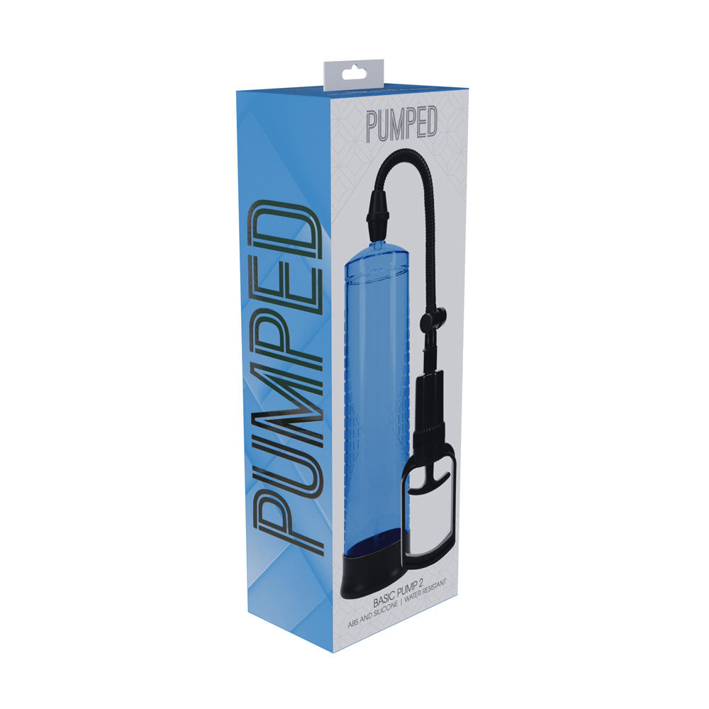 Pumped Basic Pump 2 Blue Blue Penis Pump