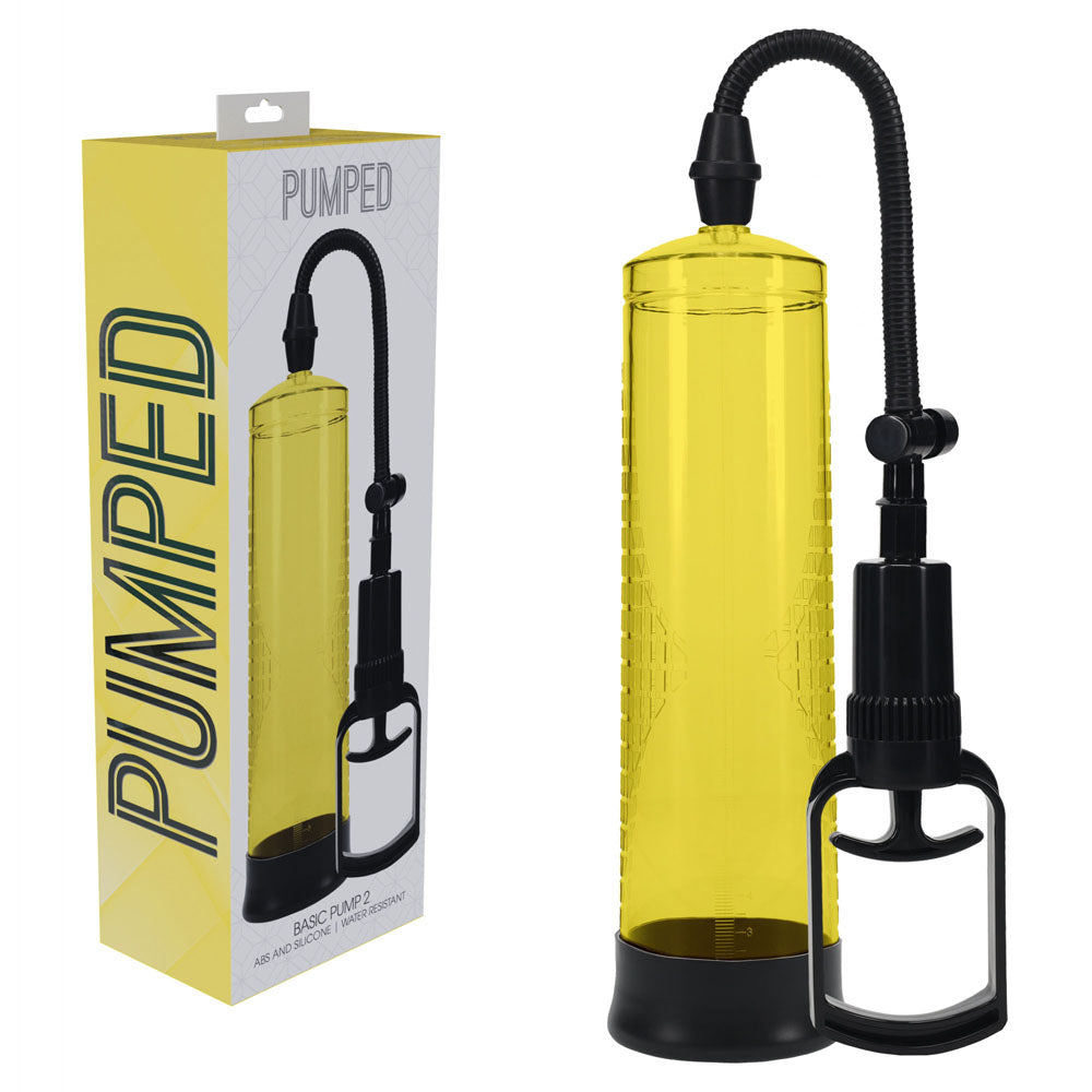 Pumped Basic Pump 2 Yellow Yellow Penis Pump