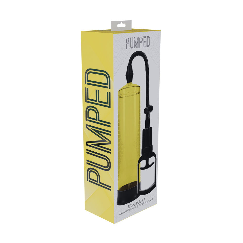 Pumped Basic Pump 2 Yellow Yellow Penis Pump