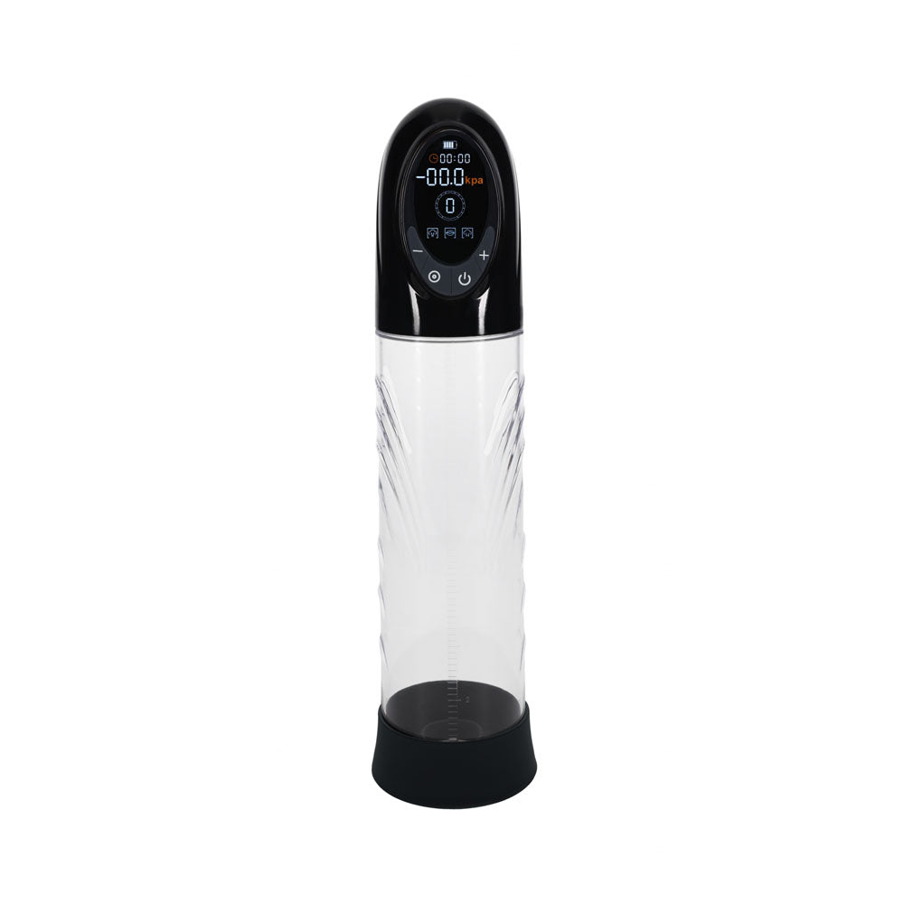Pumped Cyber Pulse Automatic Penis Pump Black Black/Clear Usb Rechargeable Auto Penis Pump