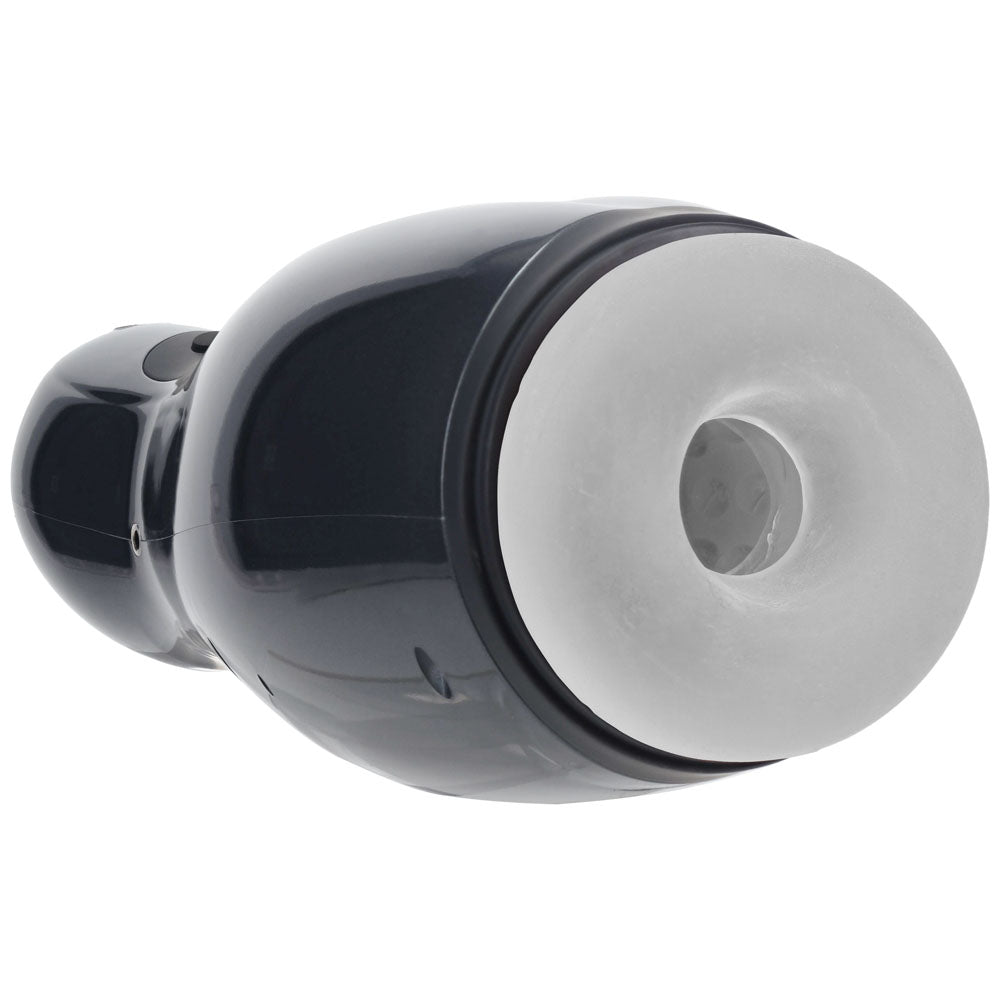 Pumped Virtuo Gunmetal Gunmetal Grey/Clear Usb Rechargeable Sucking And Vibrating Auto Masturbator