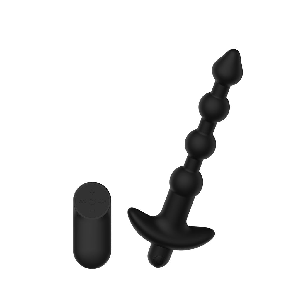 Passion Play Vibrating Anal Beads With Remote Black Usb Rechargeable Vibrating Anal Beads With Wireless Remote