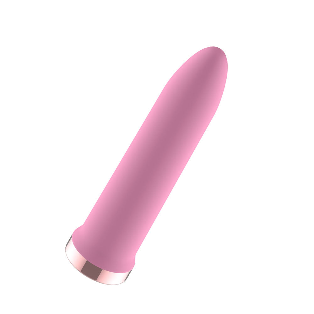 Passion Play Rechargeable Vibrating Bullet Pink Pink 9.8 Cm Usb Rechargeable Bullet
