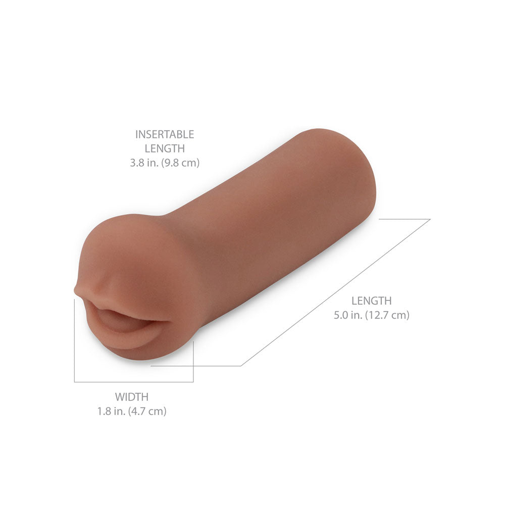Pipedream Extreme Toyz Coed Cocksucker Brown Brown Mouth Stroker