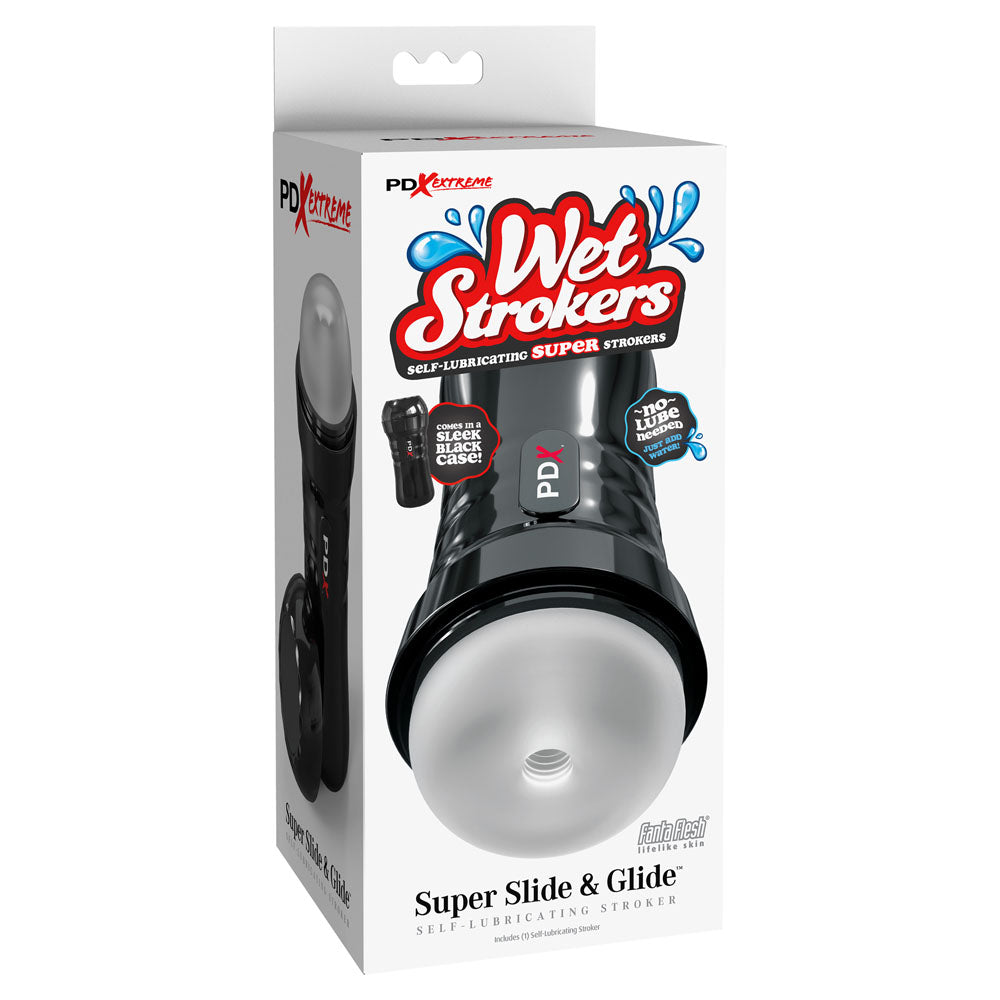 Pdx Extreme Wet Strokers Super Slide & Glide Clear Stroker