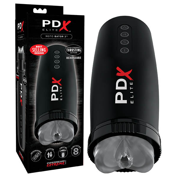 Pipedream Extreme Toyz Elite Motobator 2 Black Usb Rechargeable Powered Masturbator