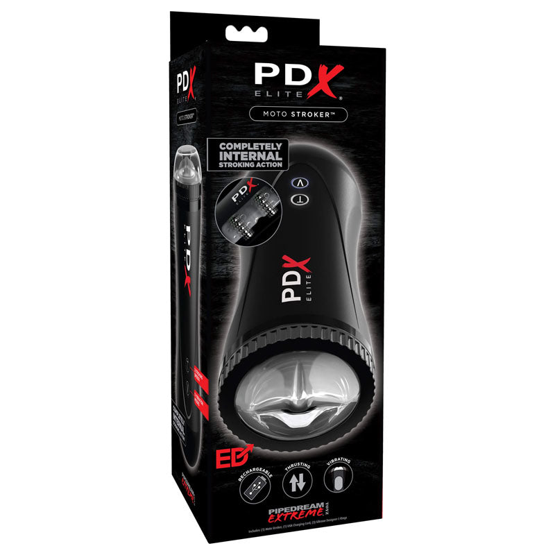 Pipedream Extreme Toyz Elite Moto Stroker Black Powered Masturbator