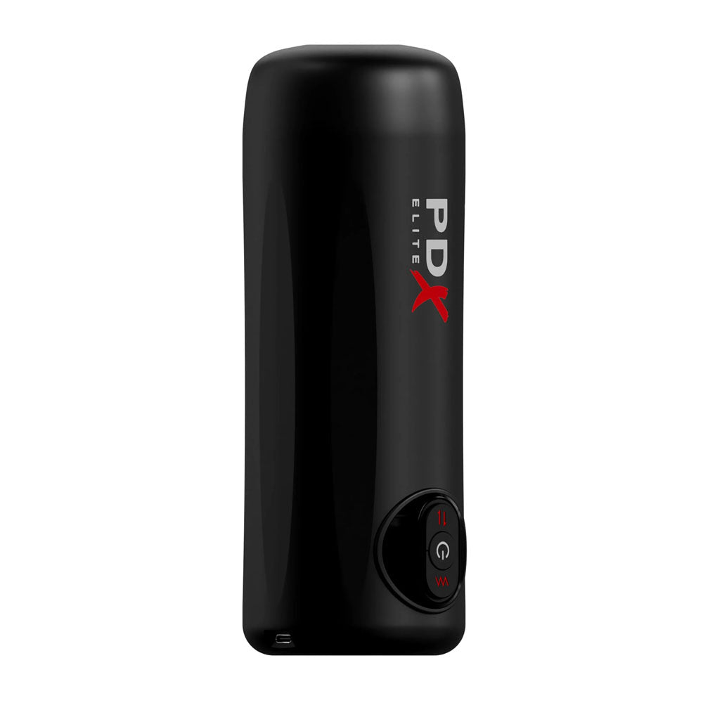Pdx Elite Moto Milker Usb Rechargeable Thrusting & Vibrating Auto Stroker