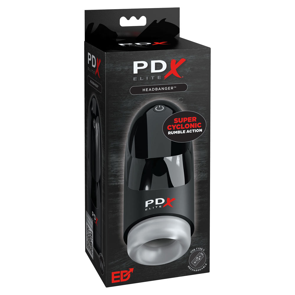 Pdx Elite Hydrogasm Usb Rechargeable Rumbling Masturbator