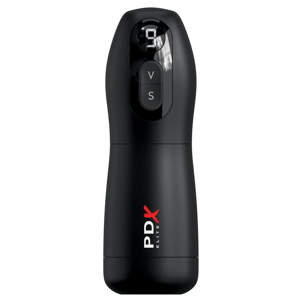 Pdx Elite Suck O Matic Usb Rechargeable Sucking & Vibrating Masturbator