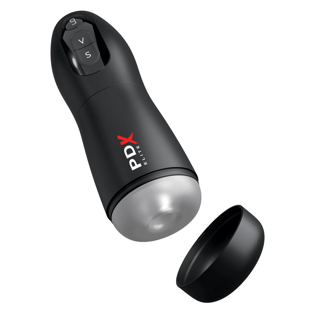 Pdx Elite Suck O Matic Usb Rechargeable Sucking & Vibrating Masturbator